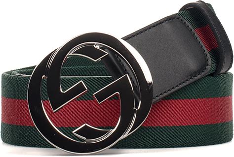 cintura gucci uomo verde e rossa fibia oro|cinture di uomo gucci.